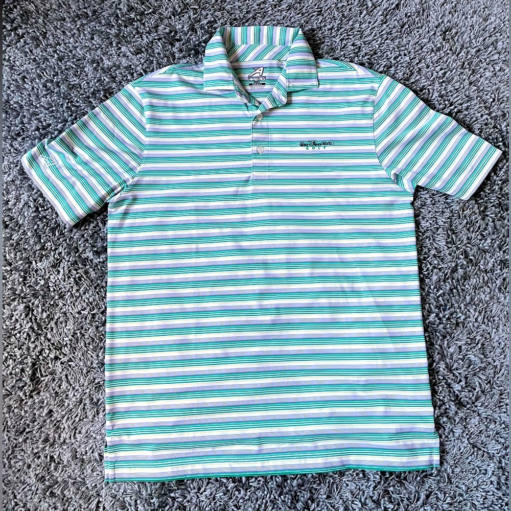 AHead Disney Golf Polo Collared Shirt size SMALL - Mickey Mouse, WDW, Sports